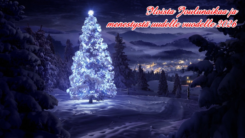 Iloista Joulunaikaa ja menestyst� uudelle vuodelle 2026